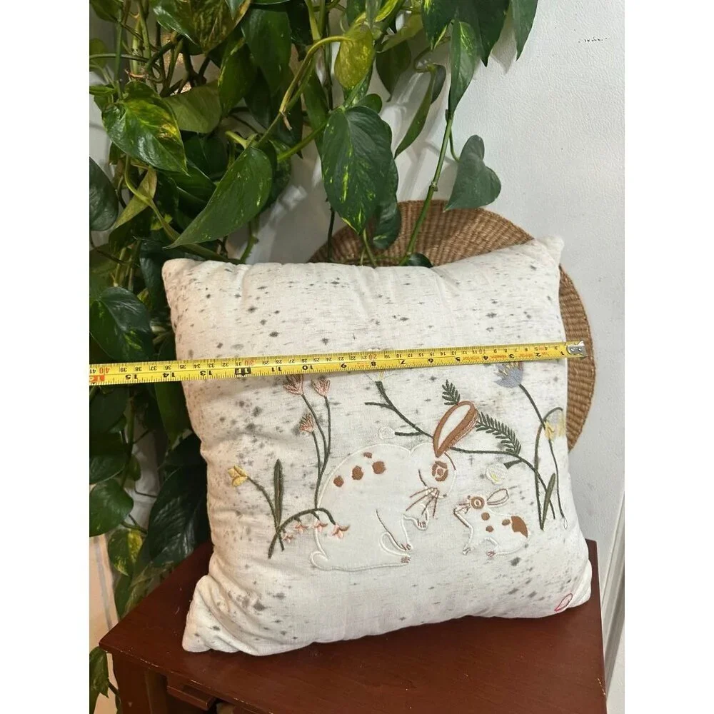 Target threshold, decorative pillow bunnies